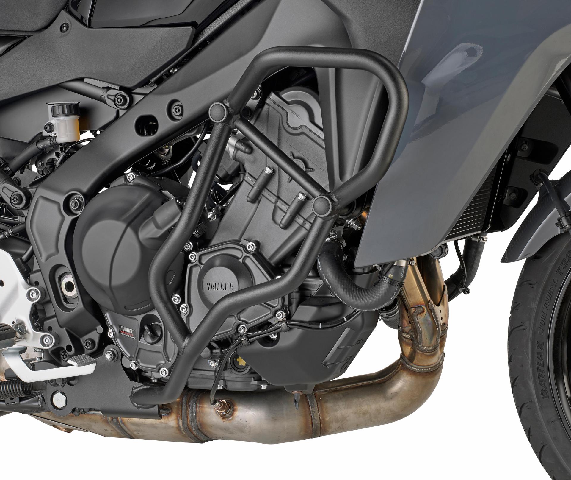 TN2171 Specific engine guard, black, monted on Yamaha Tracer 9 (25)